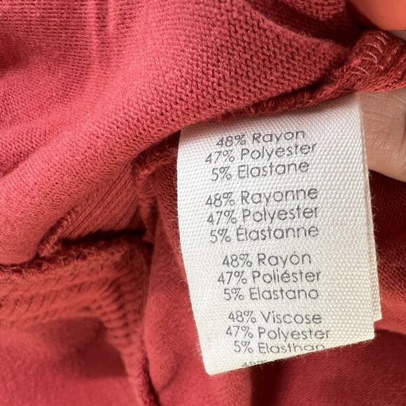 PJ Salvage Peachy in Color Lounge Joggers Pajama Pants sz L Burnt Red RZPCP NWT - Picture 7 of 9